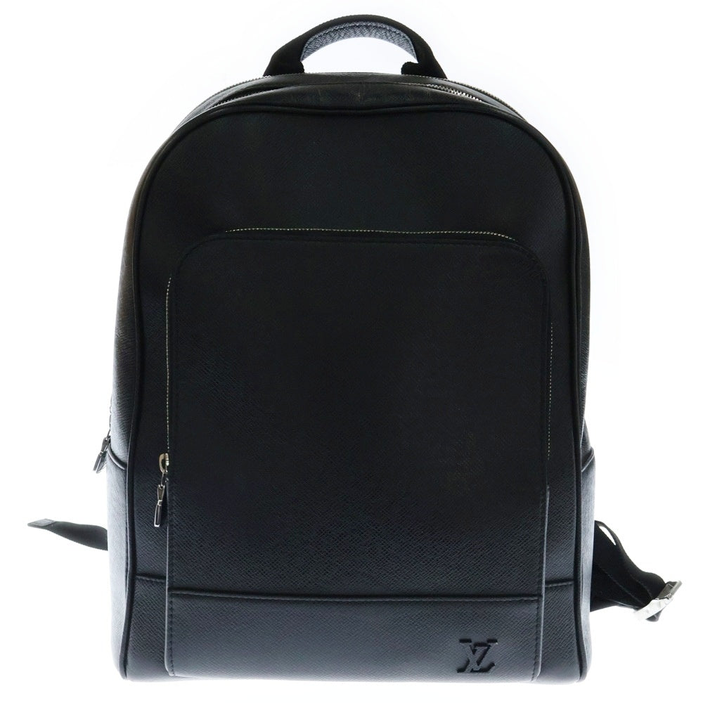 LOUIS VUITTON(ルイヴィトン) タイガ エイドリアン バックパック リュックサック ブラック レザー シルバー金具 M30857