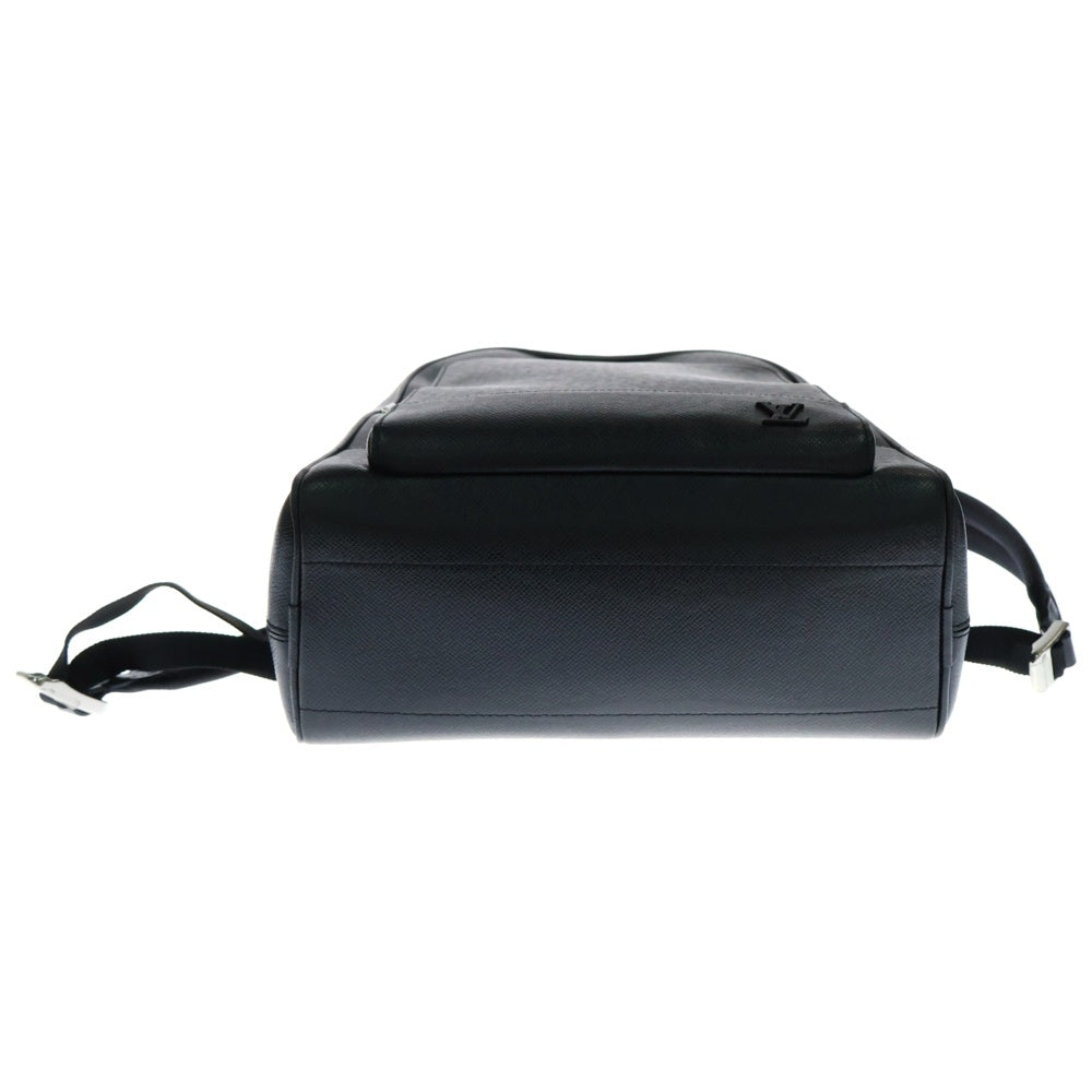 LOUIS VUITTON(ルイヴィトン) タイガ エイドリアン バックパック リュックサック ブラック レザー シルバー金具 M30857