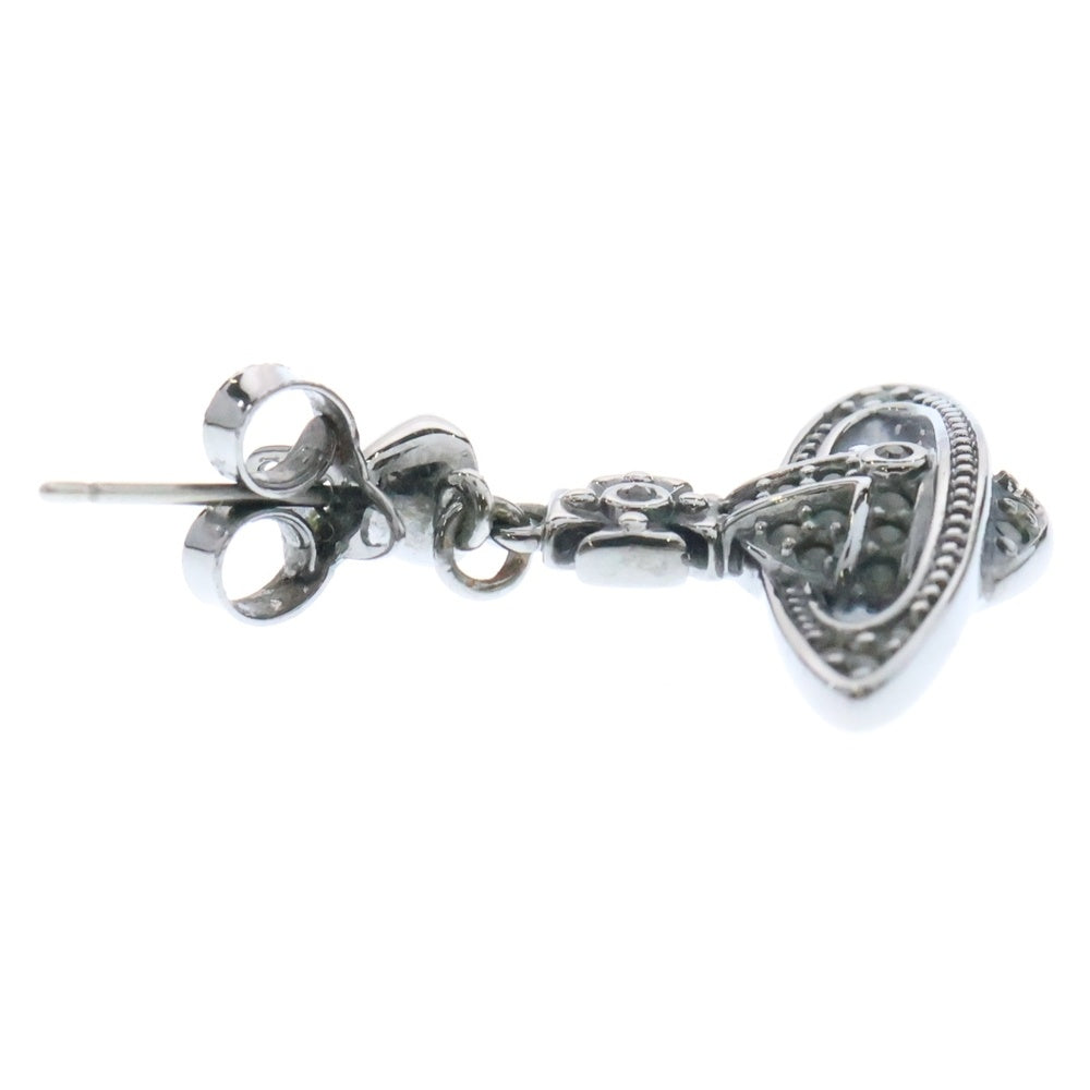 Vivienne Westwood(ヴィヴィアンウエストウッド) ドロップピアス シルバー ミニバスレリーフ イヤーアクセサリー