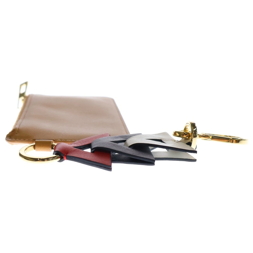 LOEWE(ロエベ) アナグラム モチーフ付 レザー カードケース ベージュ