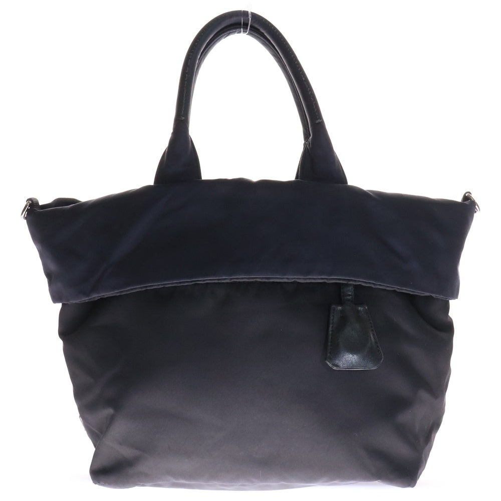 PRADA(プラダ) テスート 2WAY ショルダーバッグ ハンドバック ロゴ ブラック B1959V