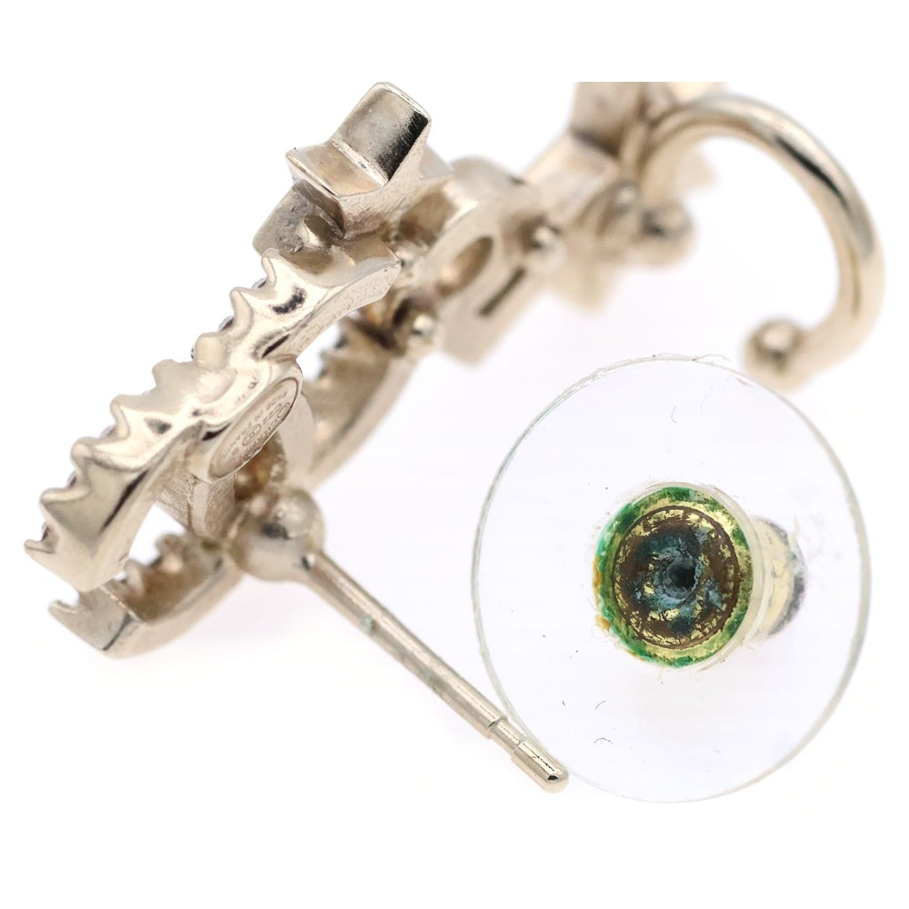CHANEL(シャネル) ココマーク ラインストーン ピアス アクセサリー ゴールド GP C22S