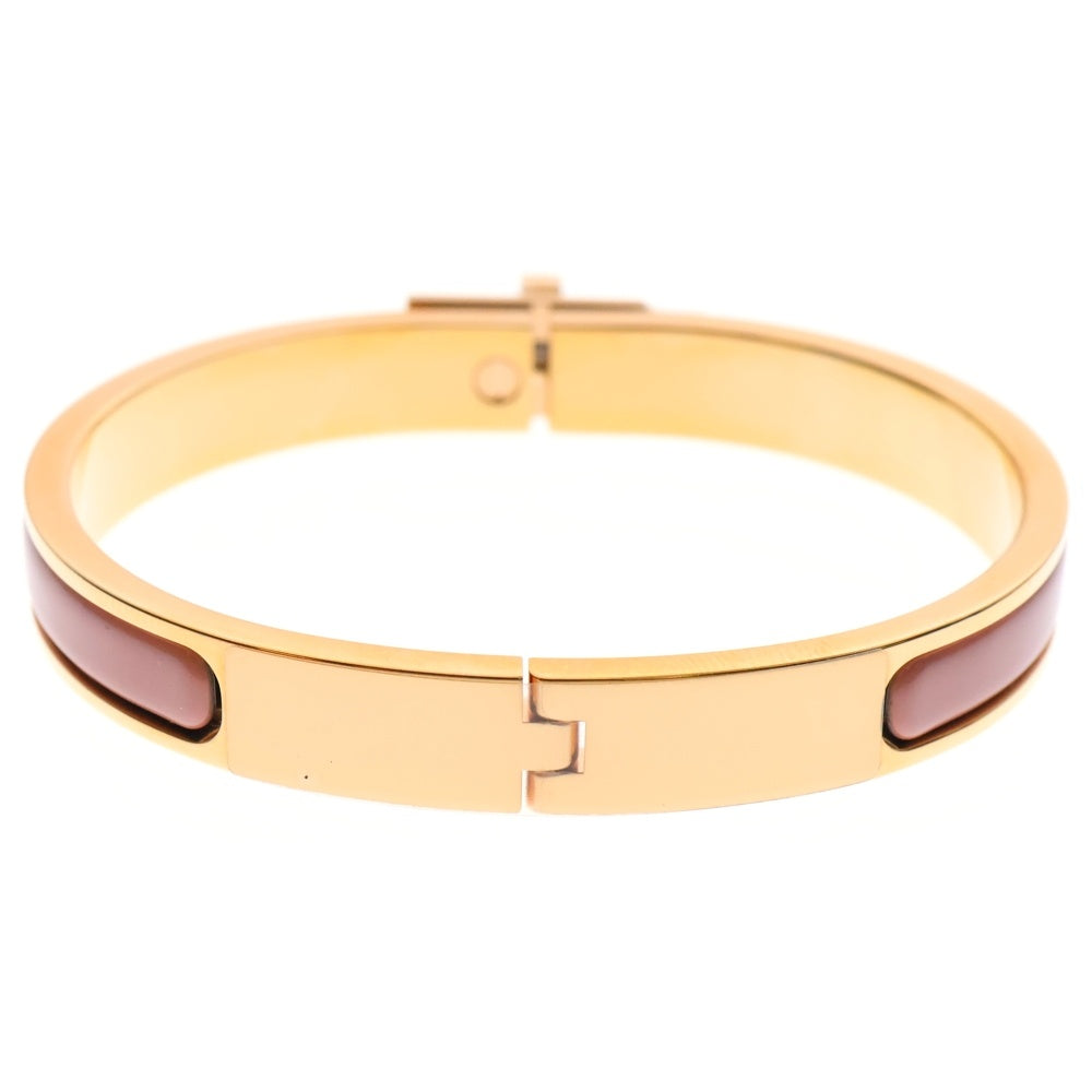HERMES(エルメス) ミニクリックケリーブレスレットPM バングル ピンク系 ピンクゴールド金具