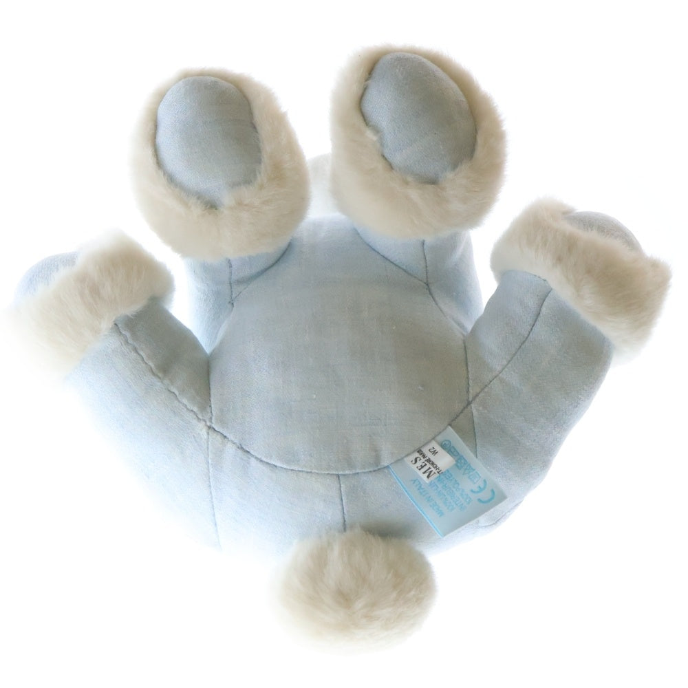 HERMES(エルメス) ベビーエルミー ぬいぐるみ マスコット ライトブルー ファブリック