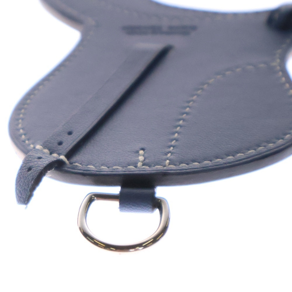 HERMES(エルメス) パドック セーラー コルヴェール スイフト レザー チャーム バックアクセサリー ブルー