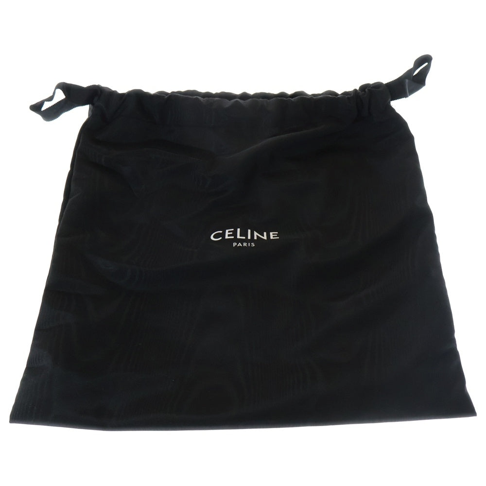 CELINE(セリーヌ) トリオンフ ルイーズ スモールバスケット 2WAY カーフスキン ハンドバッグ ショルダーバッグ ブラック レディース 119173FX9.38NO