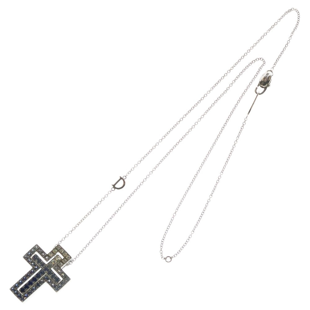 DAMIANI(ダミアーニ) ベルエポック アイスバーグ Sサイズ サファイヤ ダイヤモンド ネックレス 750 K18 WG ホワイトゴールド ジュエリー