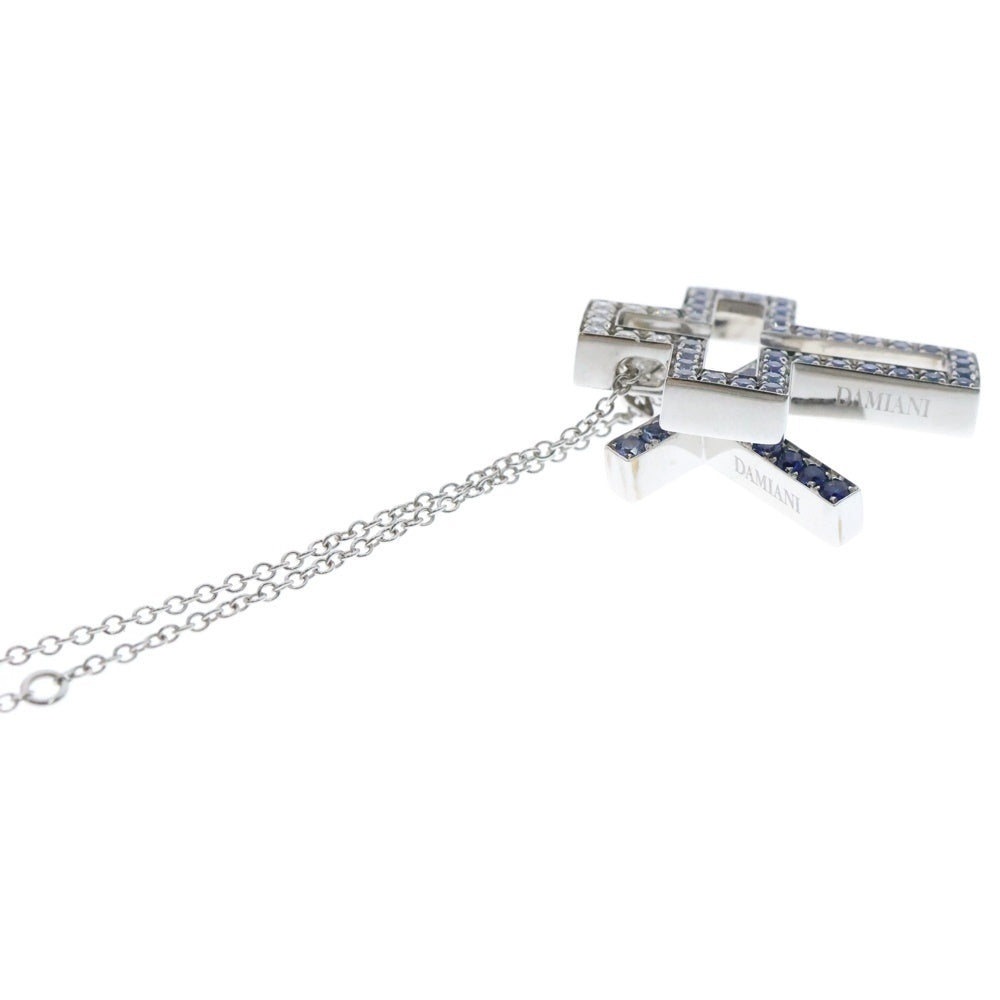 DAMIANI(ダミアーニ) ベルエポック アイスバーグ Sサイズ サファイヤ ダイヤモンド ネックレス 750 K18 WG ホワイトゴールド ジュエリー