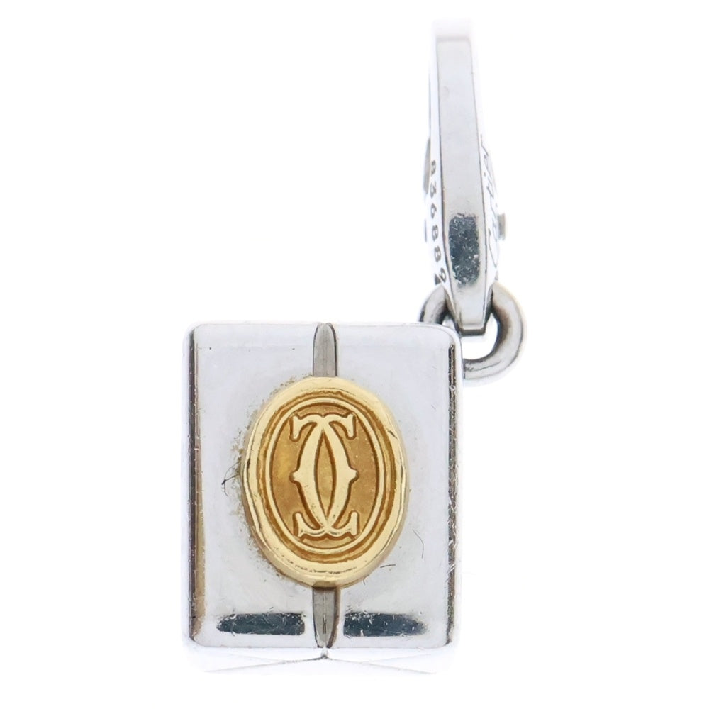 Cartier(カルティエ) ギフトボックス チャーム ネックレストップ 750 K18 WG/YG ホワイトゴールド イエローゴールド ジュエリー