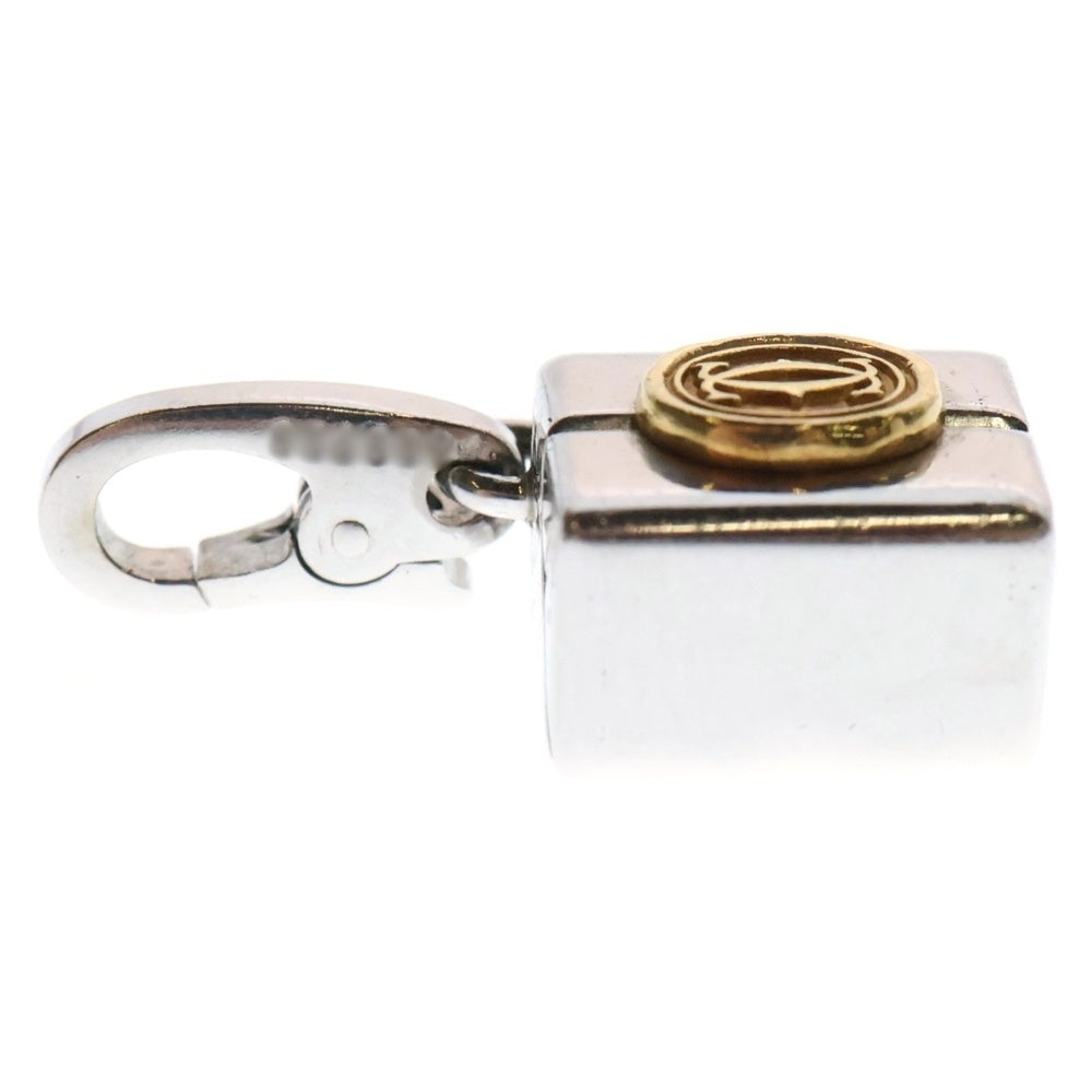 Cartier(カルティエ) ギフトボックス チャーム ネックレストップ 750 K18 WG/YG ホワイトゴールド イエローゴールド ジュエリー
