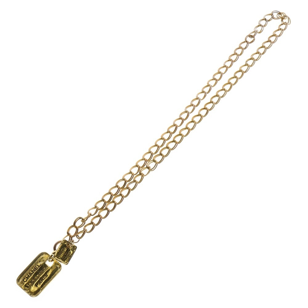 CHANEL(シャネル) カンボン プレート 31 ネックレス ゴールド GP アクセサリー
