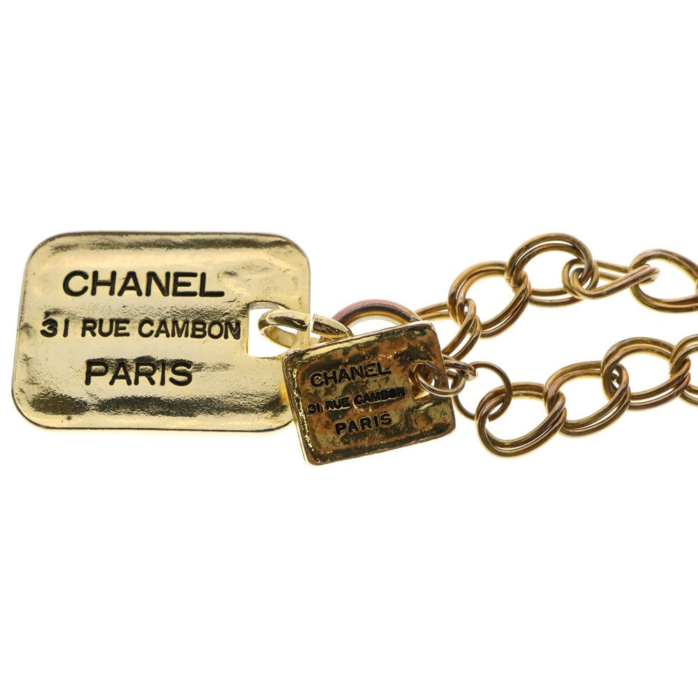 CHANEL(シャネル) カンボン プレート 31 ネックレス ゴールド GP アクセサリー