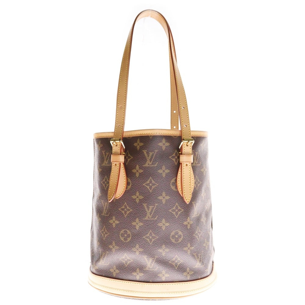 LOUIS VUITTON(ルイヴィトン) モノグラム バケットPM ブラウン PVC M42238 ハンドバッグ トートバッグ