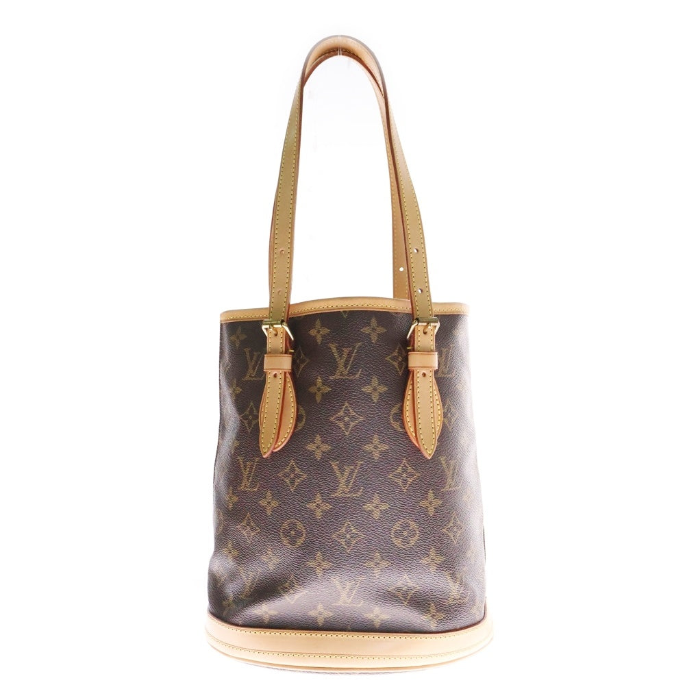 LOUIS VUITTON(ルイヴィトン) モノグラム バケットPM ブラウン PVC M42238 ハンドバッグ トートバッグ