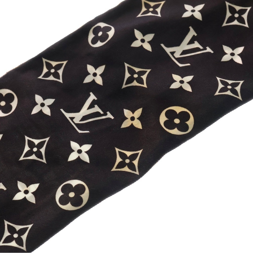 LOUIS VUITTON(ルイヴィトン) バンドー アラウンドザワールド マルチカラー スカーフ ブラック×ピンク M76973