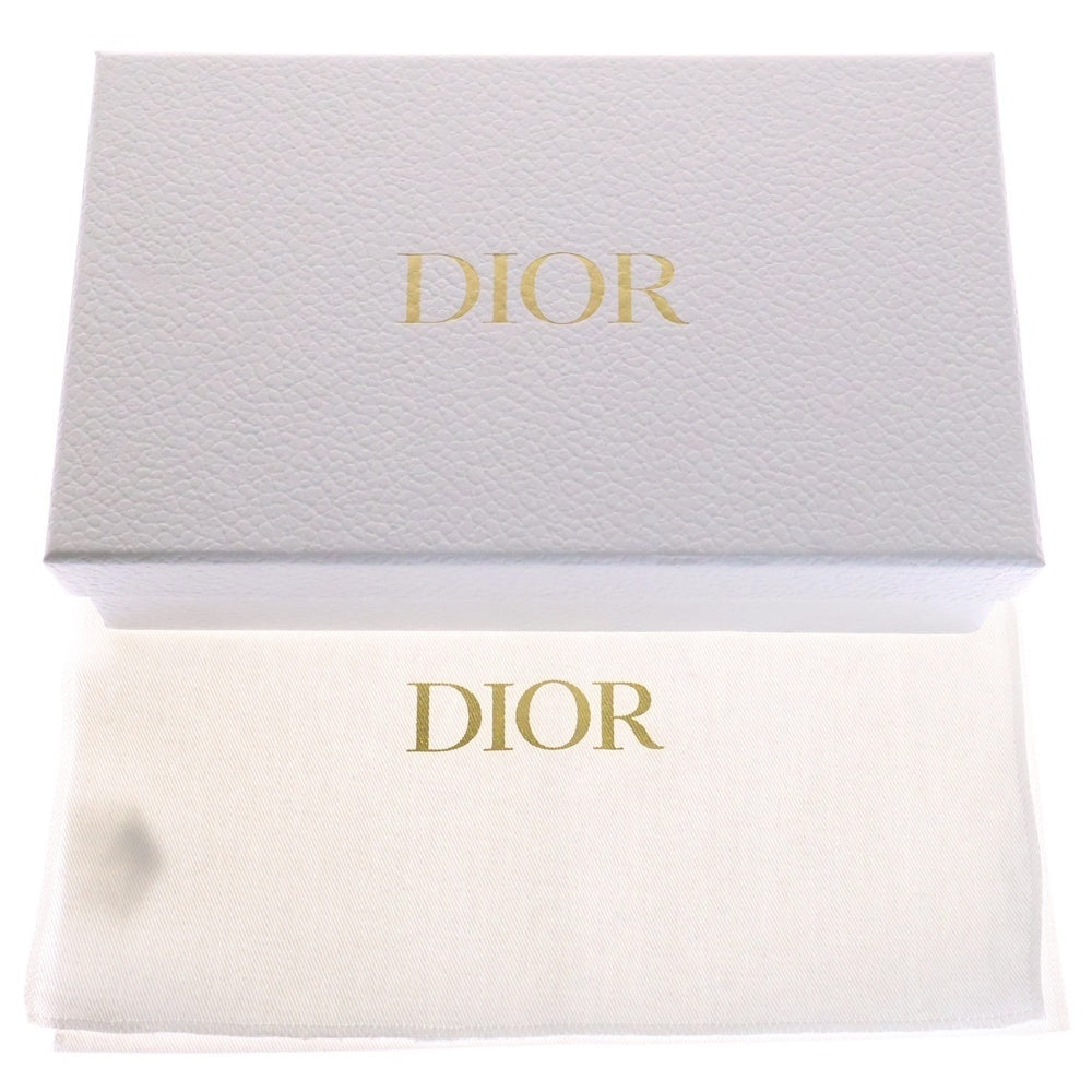 Christian Dior(クリスチャンディオール) My Dittany 二つ折り財布 コンパクトウォレット コインケース カードケース ブラック ゴールド金具 ラムスキン