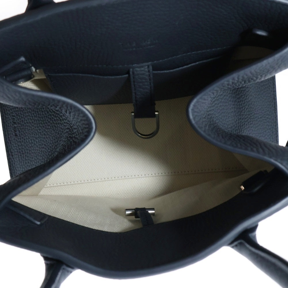 THE ROW(ザロウ) Soft Margaux 10 ソフト マルゴー レザー ハンドバッグ グレー レディース W1190L
