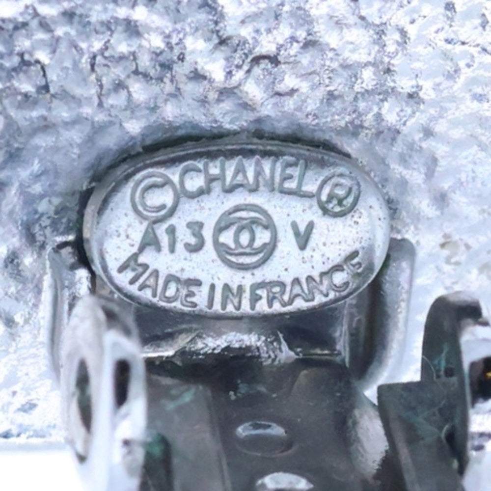 CHANEL(シャネル) ココマーク ラインストーン イヤリング イヤーアクセサリー シルバー SV 13V
