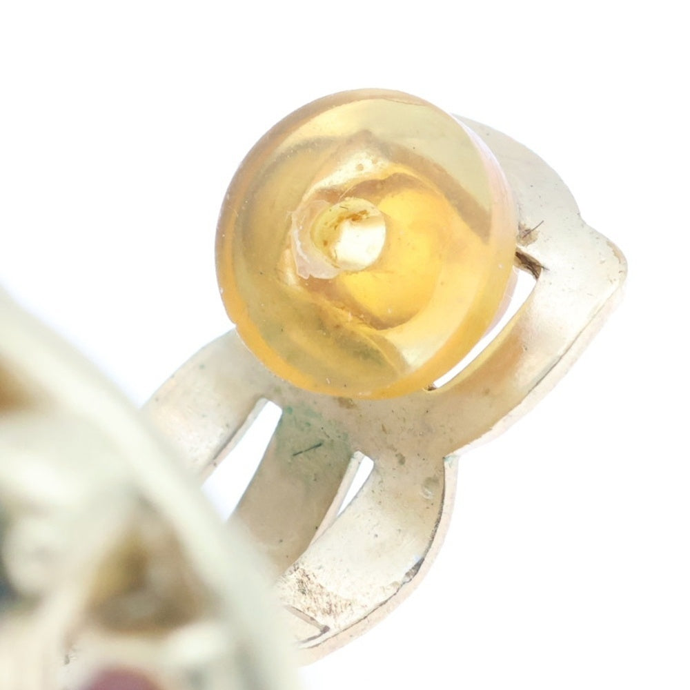 CHANEL(シャネル) ココマーク カラーストーン イヤリング イヤーアクセサリー ゴールド GP 01A