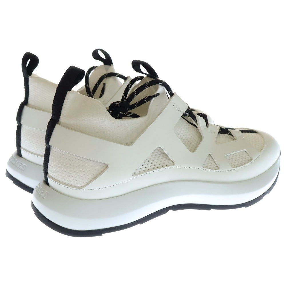 HERMES(エルメス) カタナ メッシュ レースアップ レザー ローカットスニーカー ホワイト H251981ZH90415