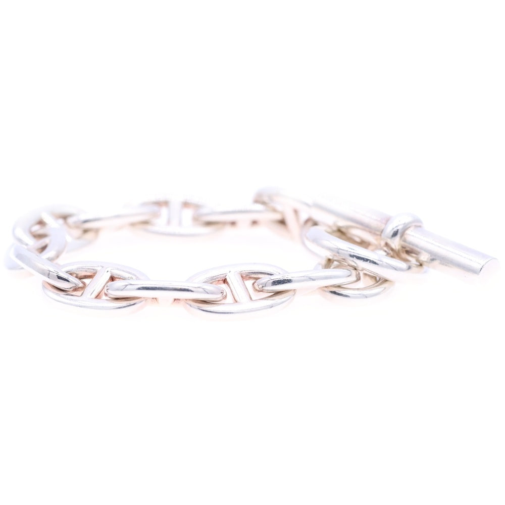 HERMES(エルメス) Chaine d'Ancre TGM シェーヌダンクルTGM 12コマ チェーンブレスレット 12LINK シルバー