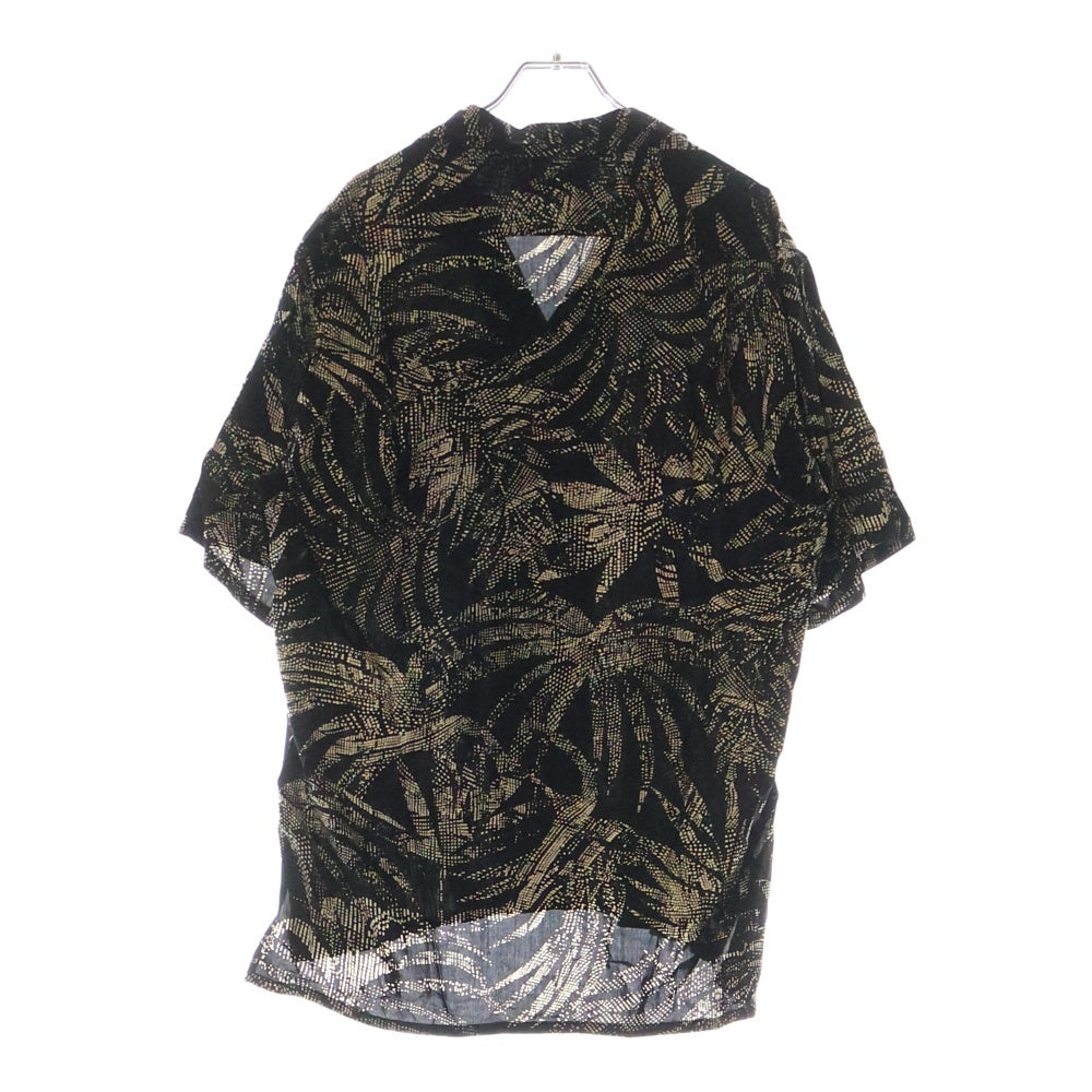 SAINT LAURENT PARIS(サンローランパリ) 21SS アロハシャツ ブラック サテン メンズ 531956