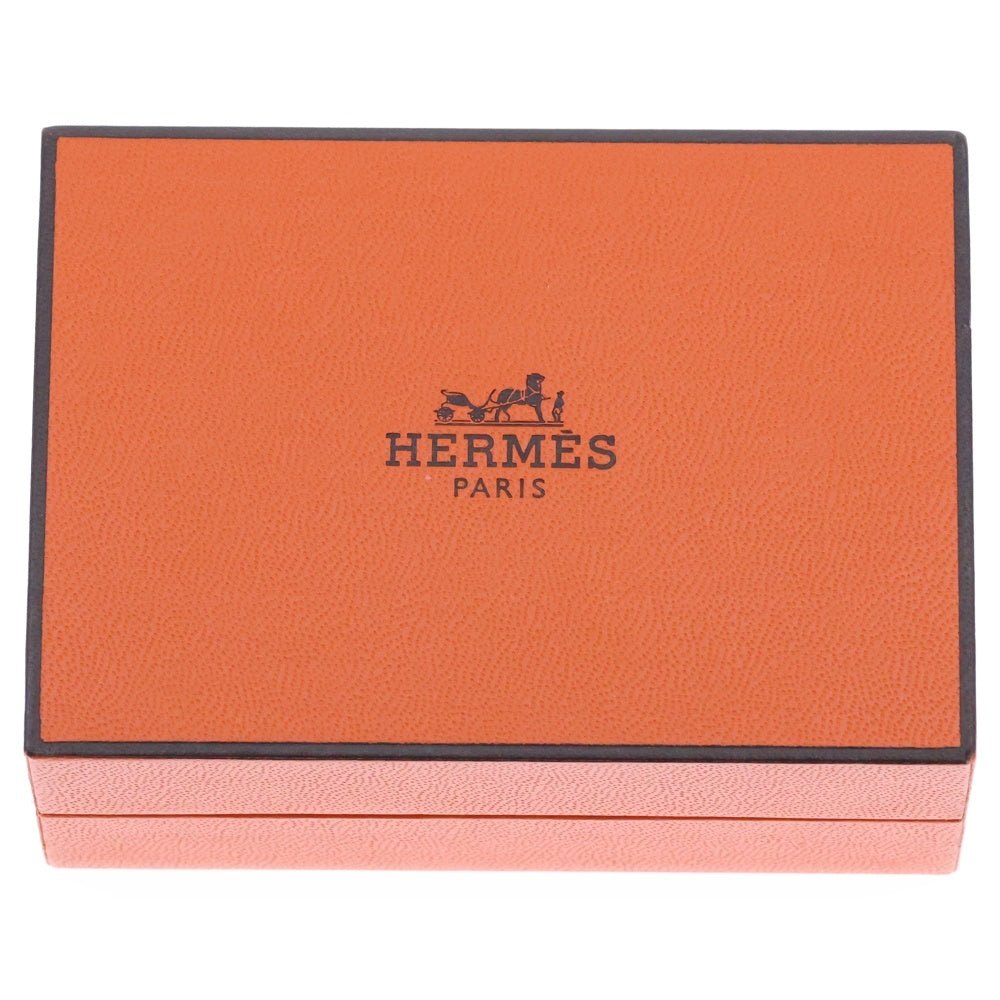 HERMES(エルメス) ガンバード クルー ド セル セリエ K18PG ダイヤ ドロップピアス ピンクゴールド レディース