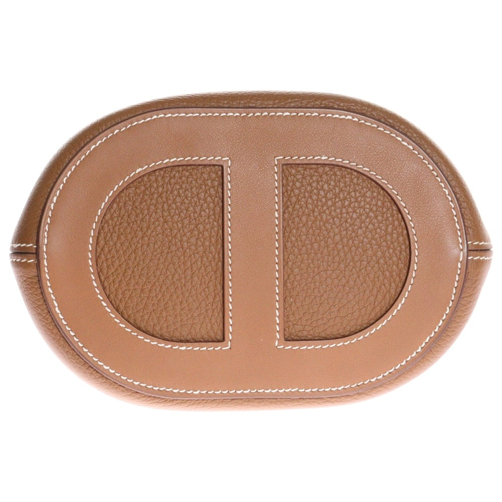 HERMES(エルメス) インザループ18 トリヨン レザーハンドバッグ ブラウン レディース B刻印