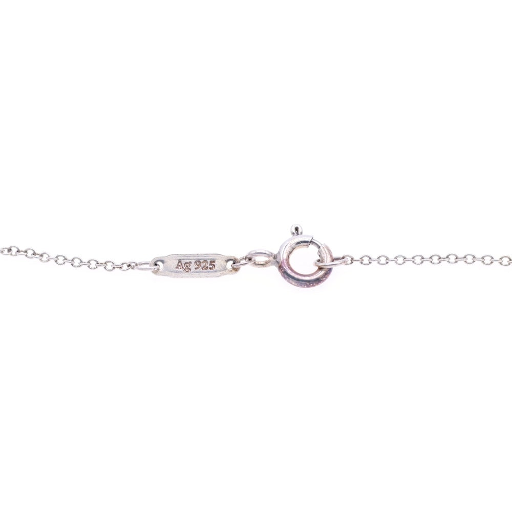 TIFFANY&Co(ティファニー) リターントゥティファニー ダブルハートネックレスペンダント シルバー×レッド SV925 2.7g