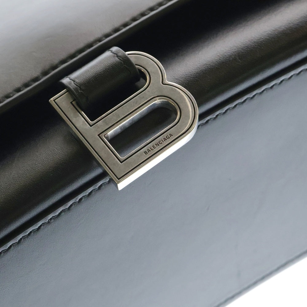 BALENCIAGA(バレンシアガ) Hourglass アワーグラス スモール 2WAY レザーハンドバッグ ショルダーバッグ ブラック 761211