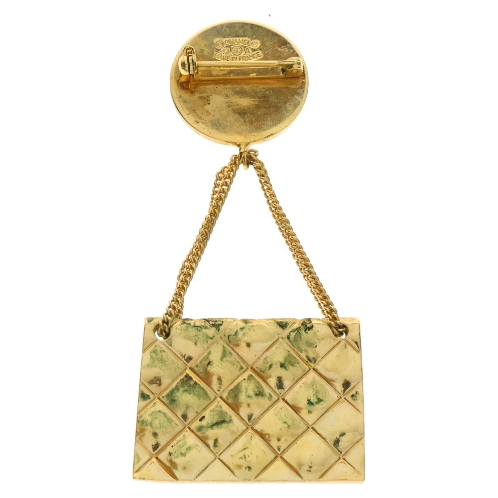 CHANEL(シャネル) 93A マトラッセ ココマーク ブローチ バッジ ゴールド GP
