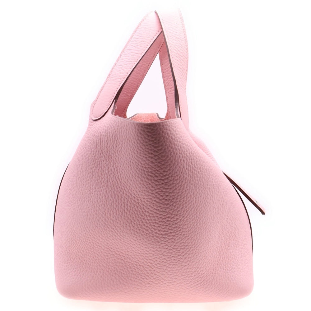 HERMES(エルメス) ピコタンロックPM ローズサクラ シルバー金具 ハンドバッグ W刻印