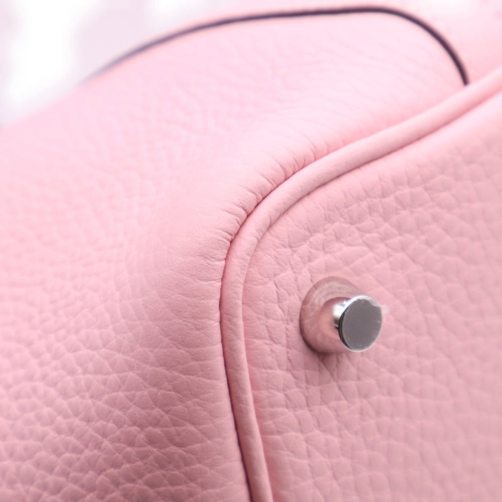 HERMES(エルメス) ピコタンロックPM ローズサクラ シルバー金具 ハンドバッグ W刻印