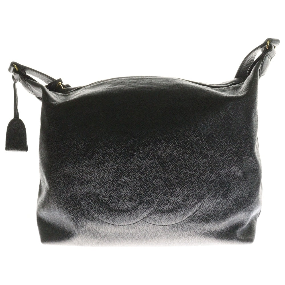 CHANEL(シャネル) ココマーク ワンショルダーバック ゴールド金具 ブラック キャビア