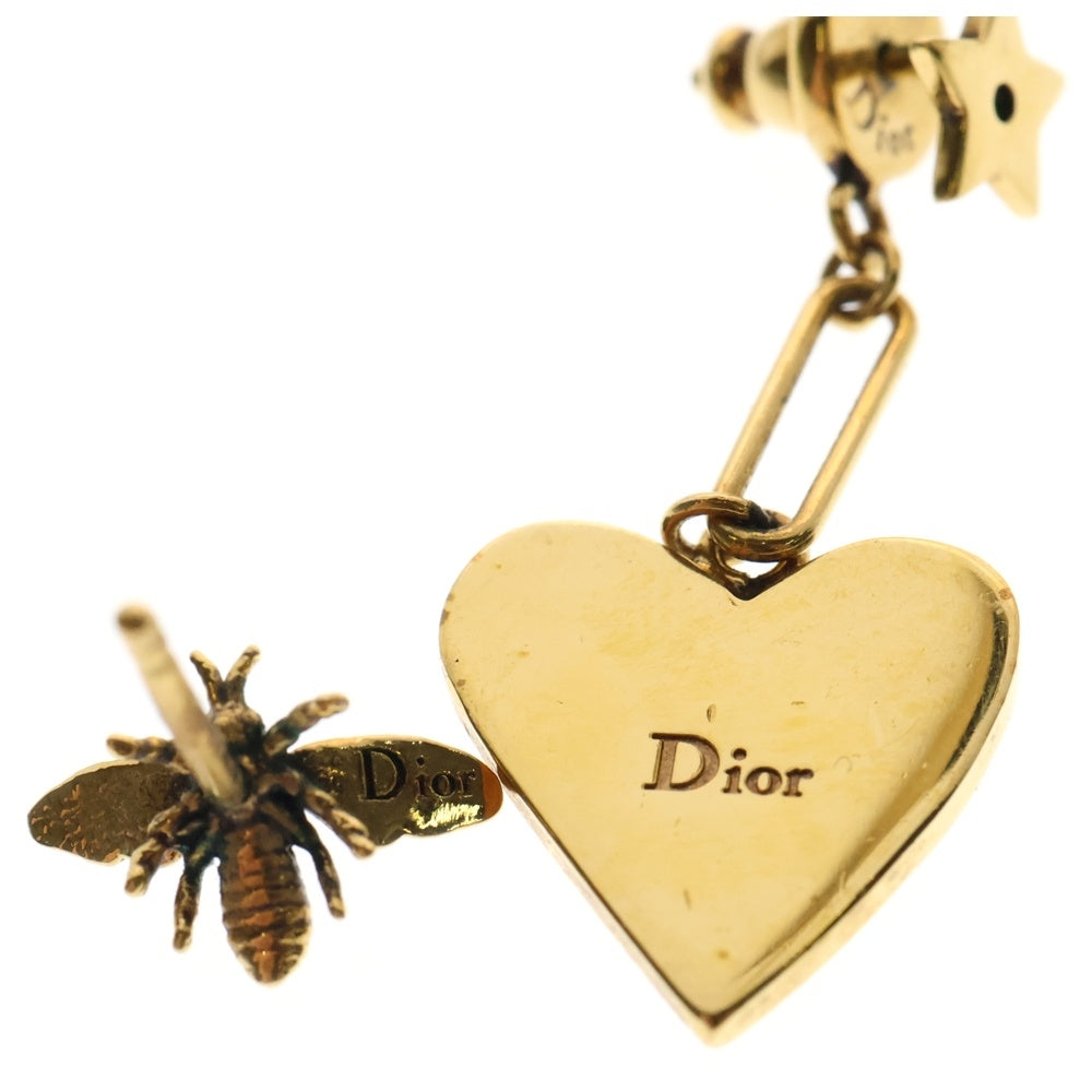 Christian Dior(クリスチャンディオール) ハート 蜂モチーフ ピアス イヤーアクセサリー ゴールド GP
