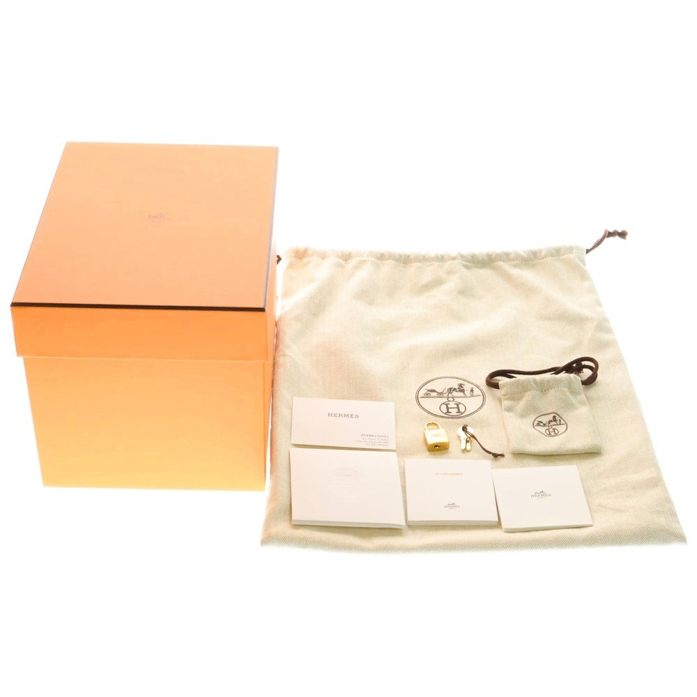 HERMES(エルメス) ピコタンロックPM オレンジ トリヨンクレマンス ハンドバッグ シルバー金具 U刻印