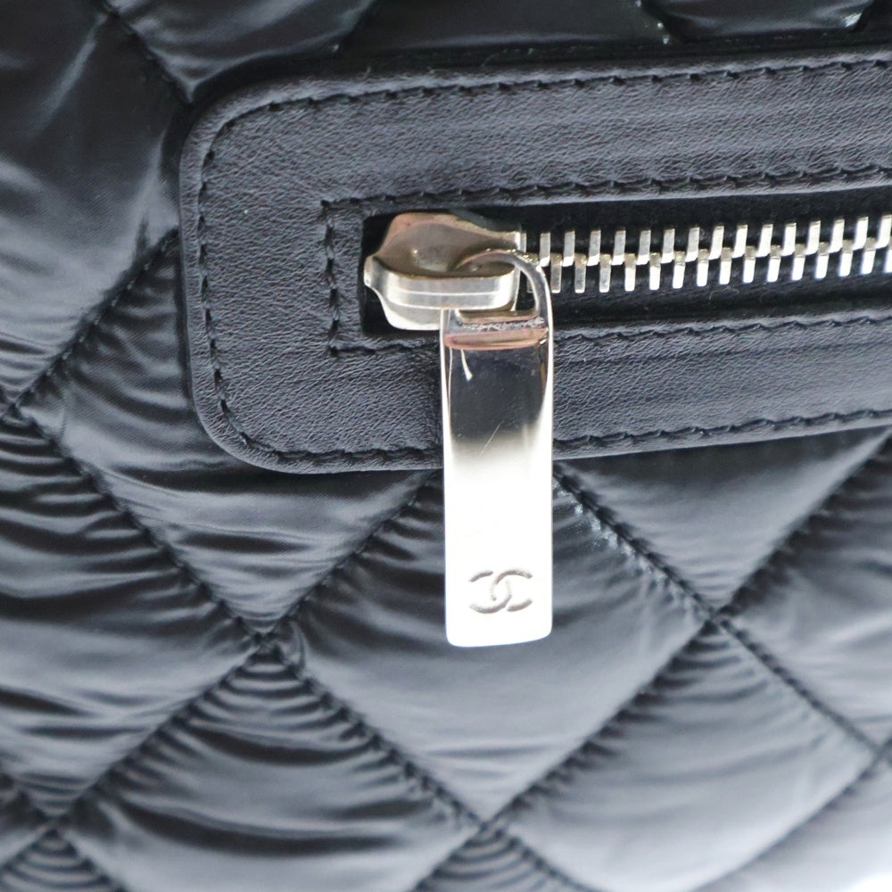 CHANEL(シャネル) ココマーク コココクーン キルティング ナイロンハンドバッグ ブラック レディース