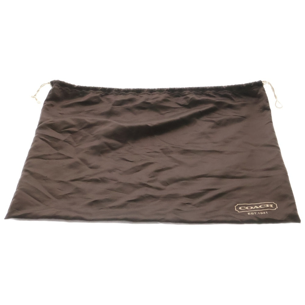 COACH(コーチ) ミディアムマデリン トートバッグ ハンドバッグ ブラック レザー ツイリー付き