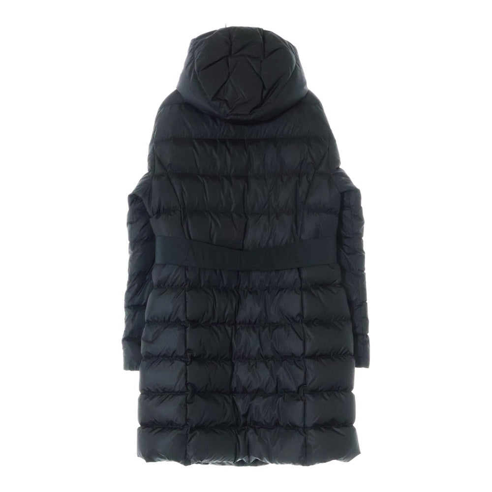 MONCLER(モンクレール) 22AW DOMBES ドンブ ジップアップ フーデッド ロングダウンジャケット コート ブラック レディース H20931C00046 539ZD