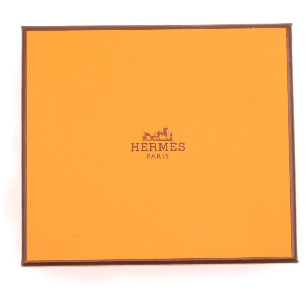 HERMES(エルメス) ベアン コンビネ ヴェールフィズ ヴェールユッカ ヴォーエプソン シルバー金具 W刻印 コンパクト財布