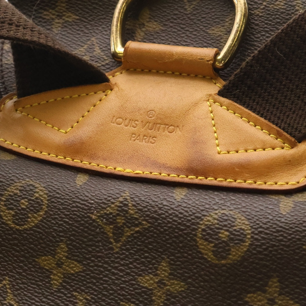 LOUIS VUITTON(ルイヴィトン) モノグラム モンスリGM レザーバックパック リュック ブラウン レディース M42224
