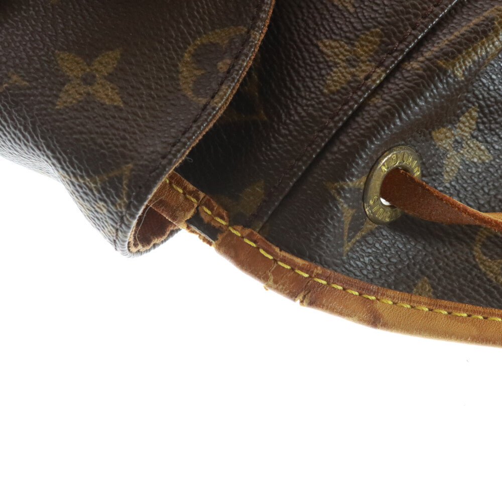 LOUIS VUITTON(ルイヴィトン) モノグラム モンスリGM レザーバックパック リュック ブラウン レディース M42224