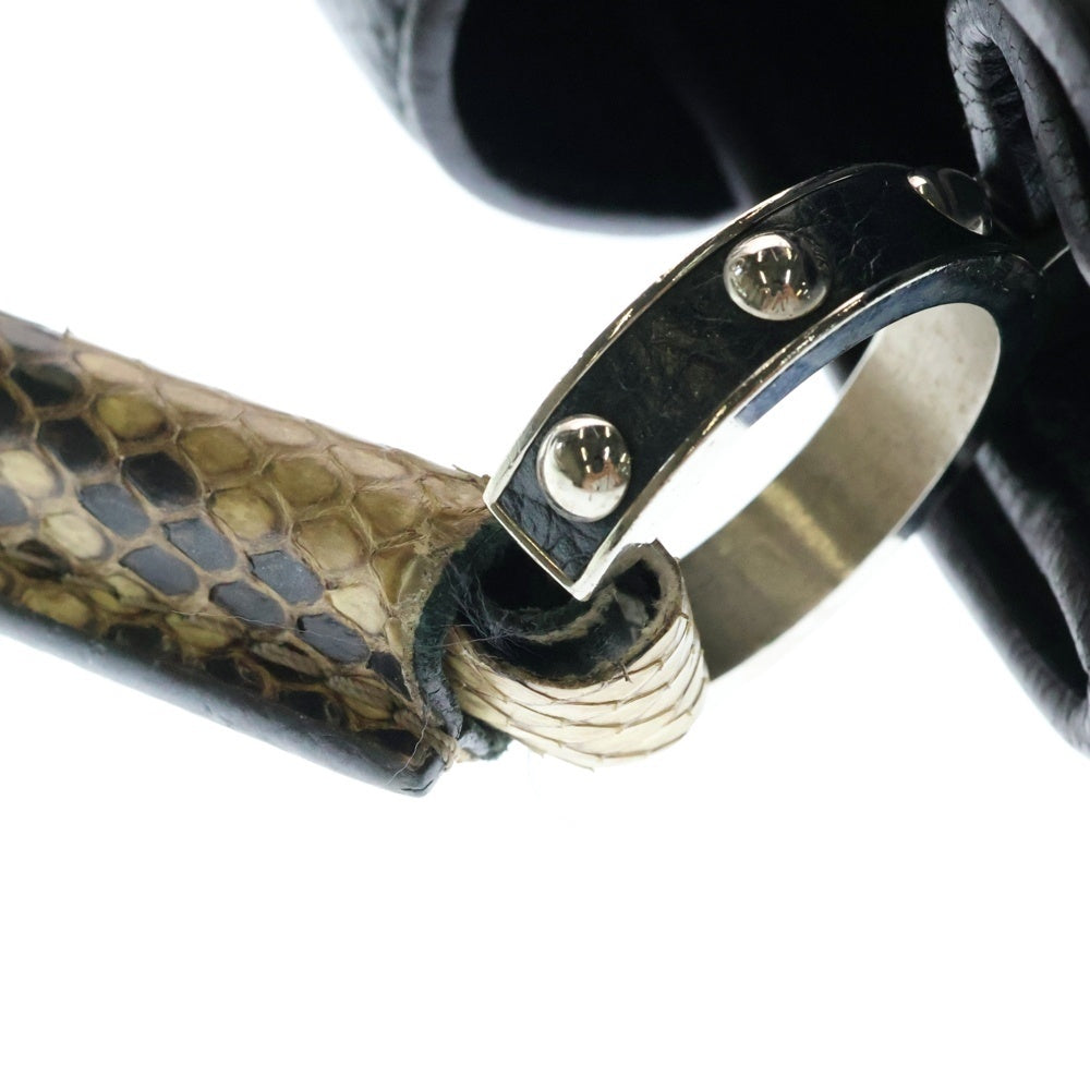 LOUIS VUITTON(ルイヴィトン) LV カプシーヌMM ノワール レザーハンドバッグ ブラック N92800
