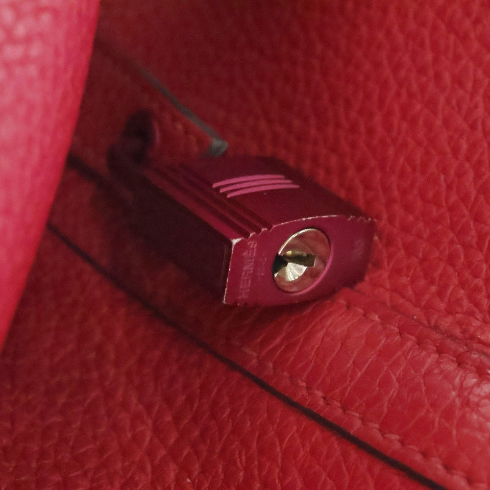 HERMES(エルメス) ピコタンロックPM モノクローム ローズメキシコ トリヨンクレマンス ハンドバッグ ピンク金具 U刻印