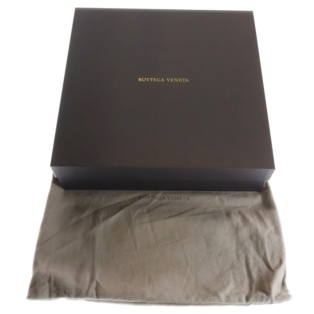 BOTTEGA VENETA(ボッテガヴェネタ) マキシイントレチャート BVスナップ クラッチバッグ ライトブルー レザー ハンドバッグ