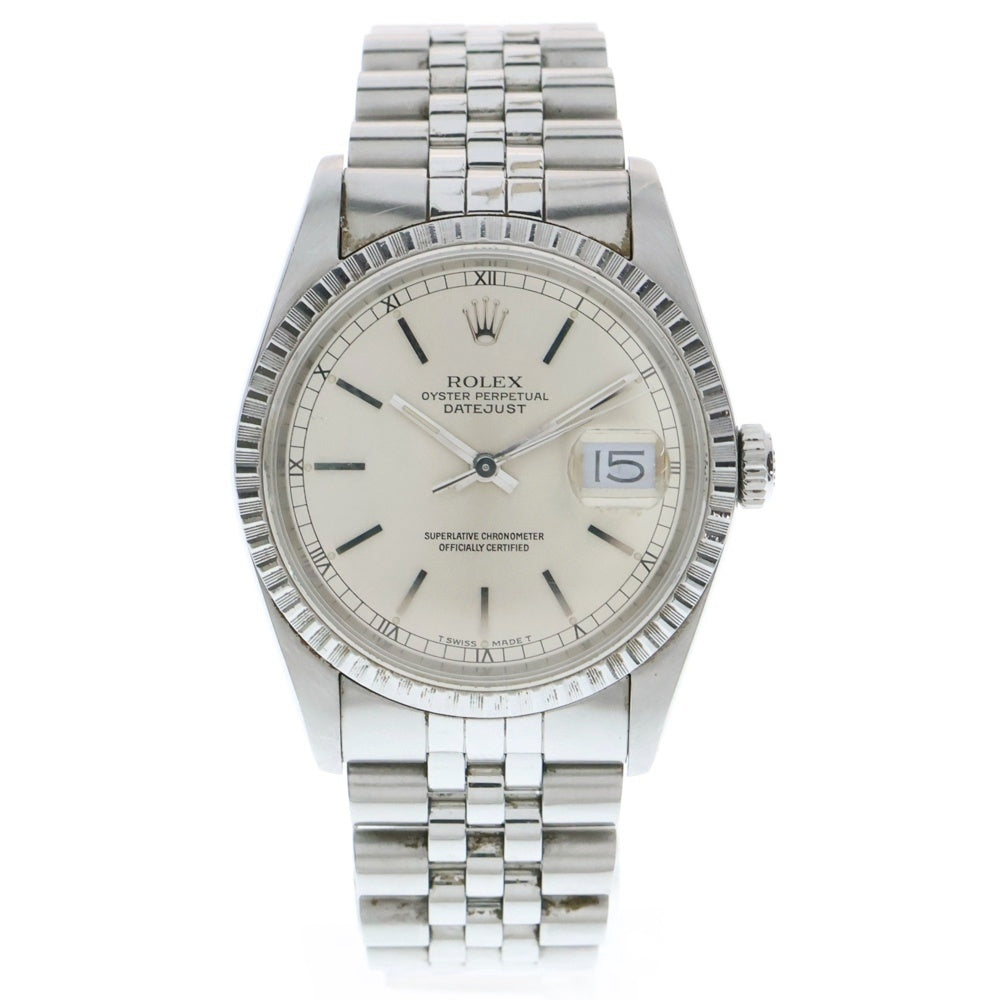 ROLEX(ロレックス) Datejust デイトジャスト ジュビリーブレス シルバー文字盤 SS/AT ステンレスウォッチ 腕時計 シルバー 1989/04/21 16200