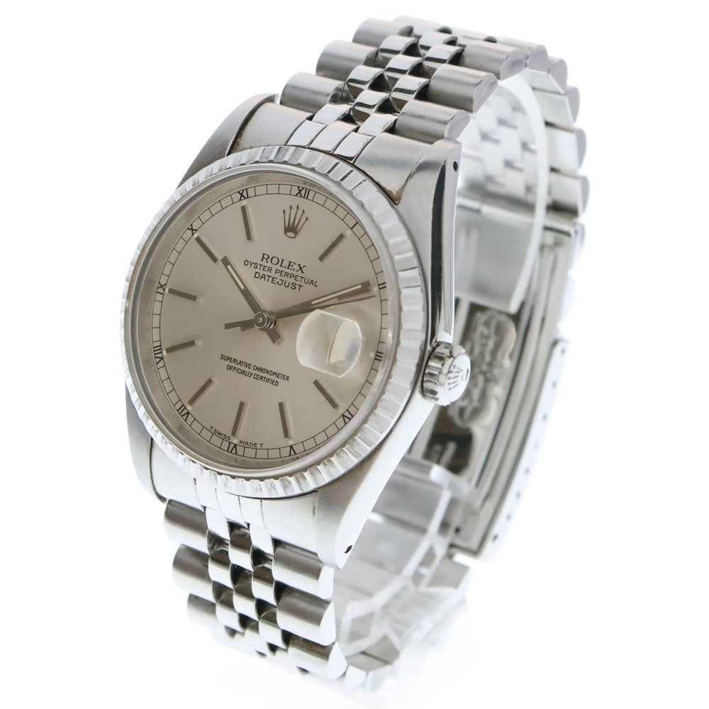 ROLEX(ロレックス) Datejust デイトジャスト ジュビリーブレス シルバー文字盤 SS/AT ステンレスウォッチ 腕時計 シルバー 1989/04/21 16200