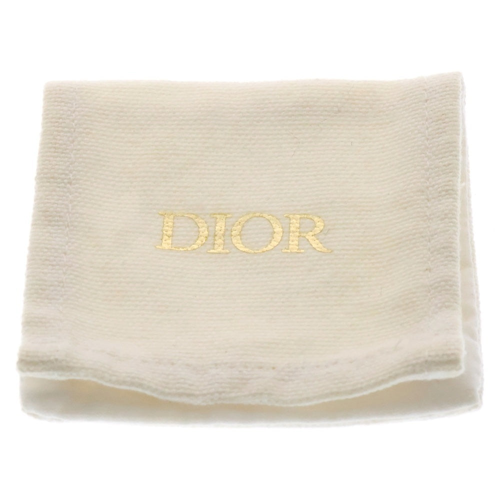Christian Dior(クリスチャンディオール) ロゴパール リング 指輪 ゴールド GP