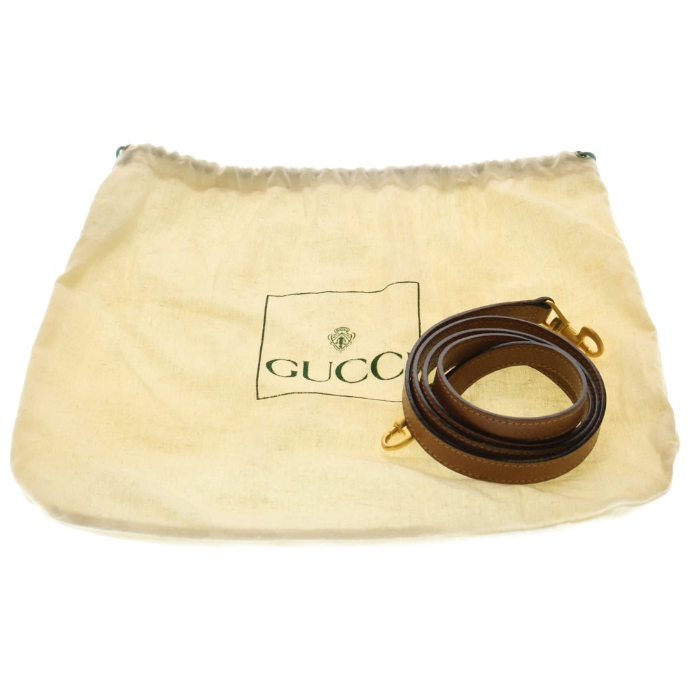 GUCCI(グッチ) バンブー 2wayハンドバッグ ブラウン レザー ショルダーバッグ 001.1014.0188