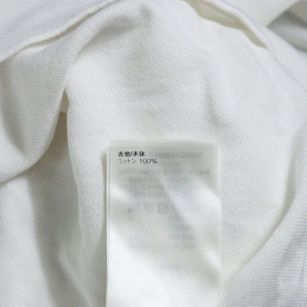 LOUIS VUITTON(ルイヴィトン) 23AW ロゴジャガードニット クルーネック 半袖Tシャツ カットソー ホワイト/ピンク RM232M HA0 HPN30W